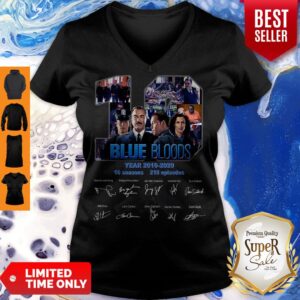 Alternative view of 19 Blue Bloods Years 2010 2020 10 Seasons 218 Episodes Signature Shirt