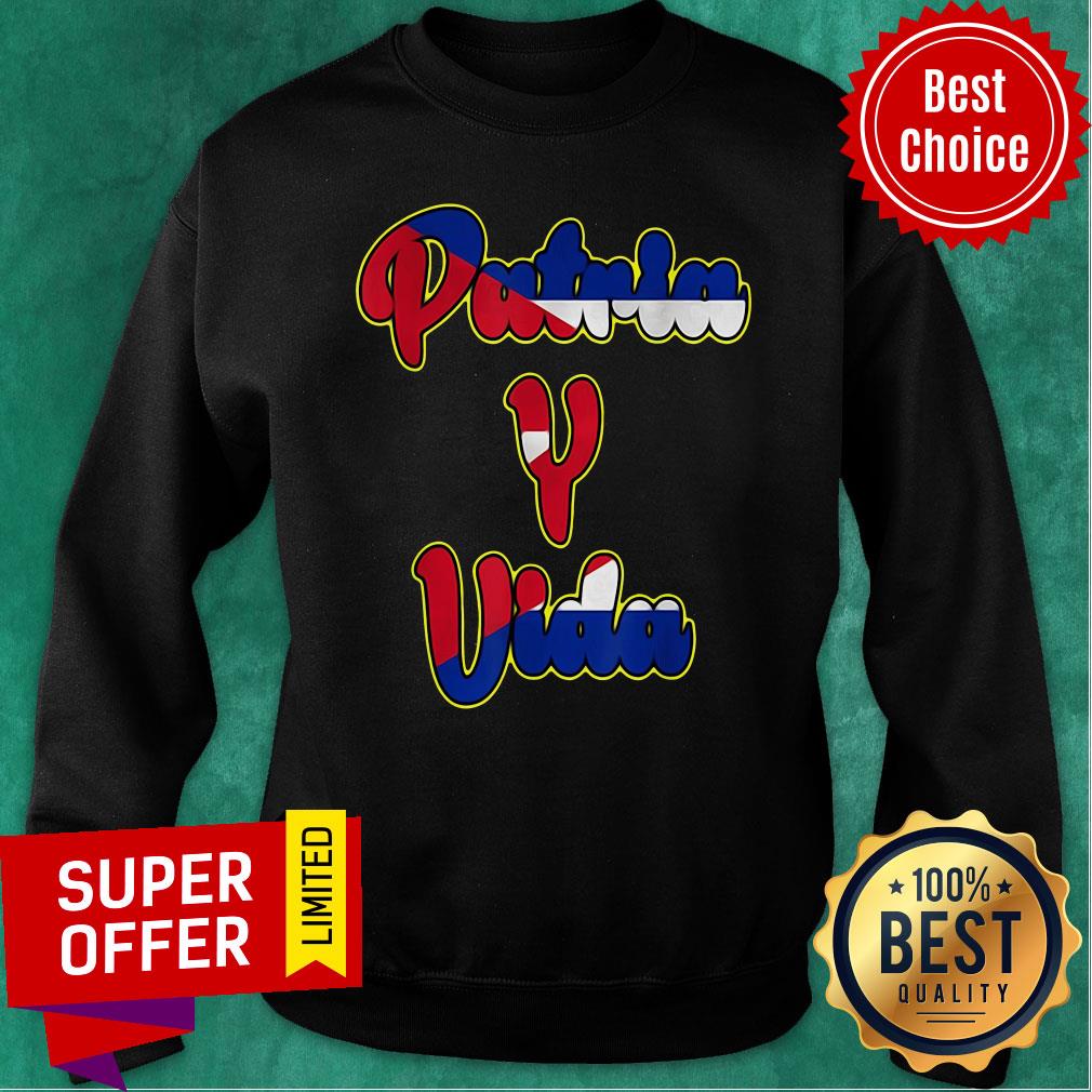 Awesome 2021 Patria Y Vida Cuba Flag Cuban Revolution Shirt - Image 4