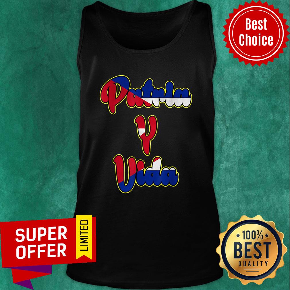Awesome 2021 Patria Y Vida Cuba Flag Cuban Revolution Shirt - Image 3