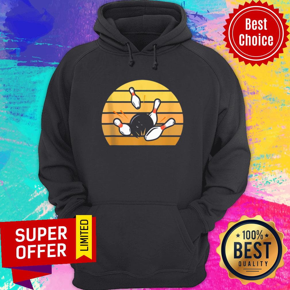 Top Retro Bowling Sunset Shirt - Image 2