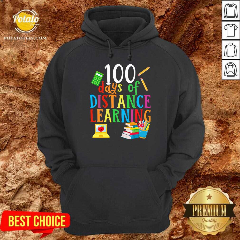 Premium 100 Days Of Distance Learning Shirt - Image 5