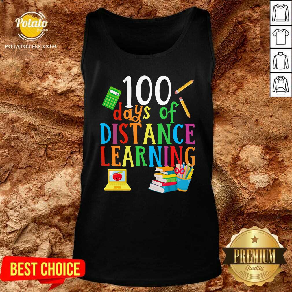 Premium 100 Days Of Distance Learning Shirt - Image 3