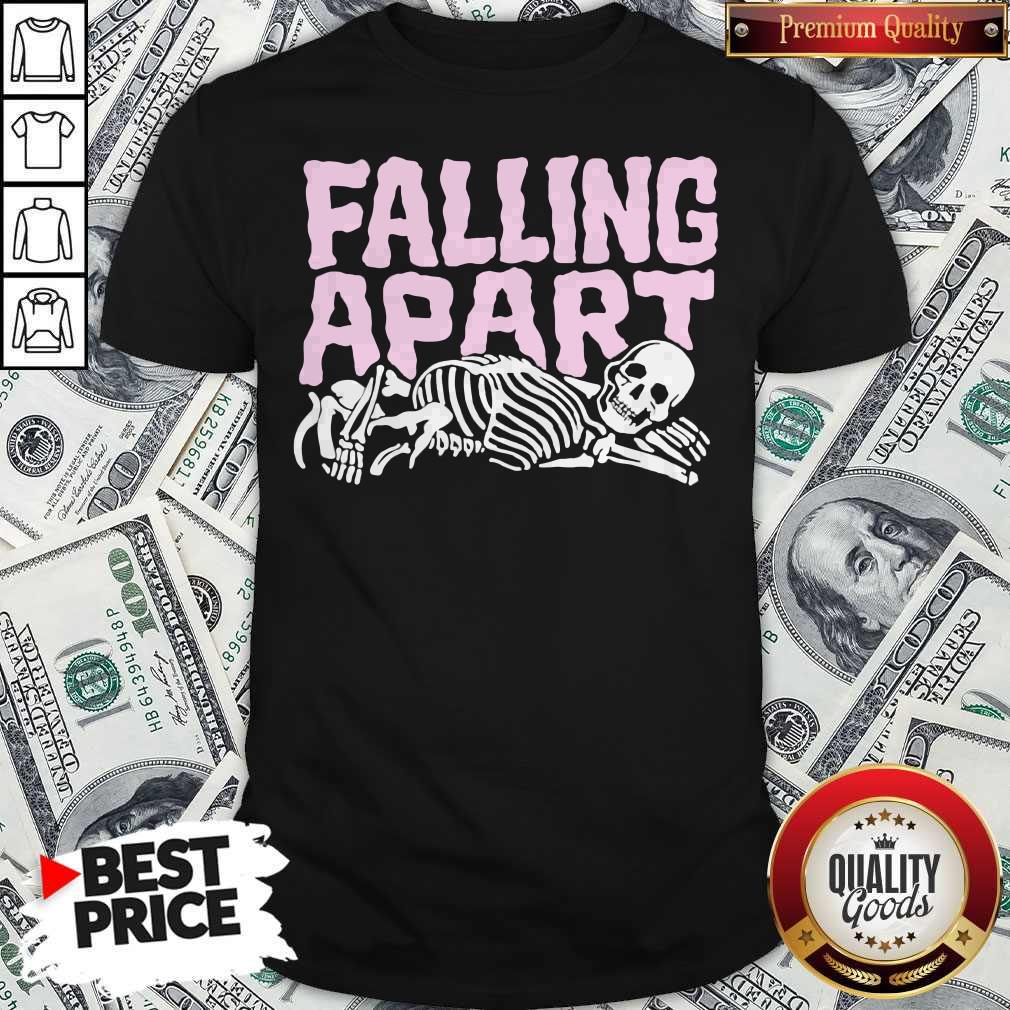 Skeleton Falling Apart Shirt