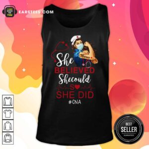Alternative view of Strong Girl Nurse She Believed CNA Shirt