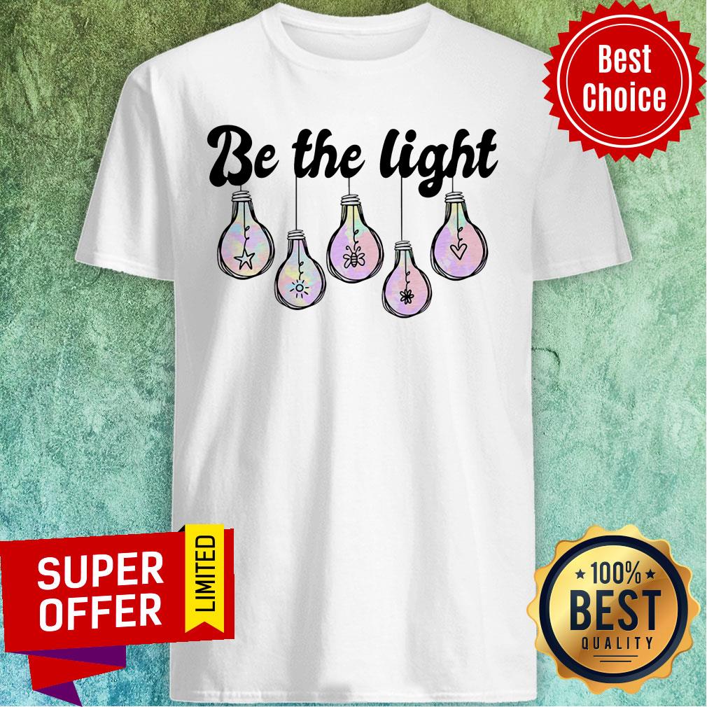 Be The Light Star Butterfly Flower Love Shirt