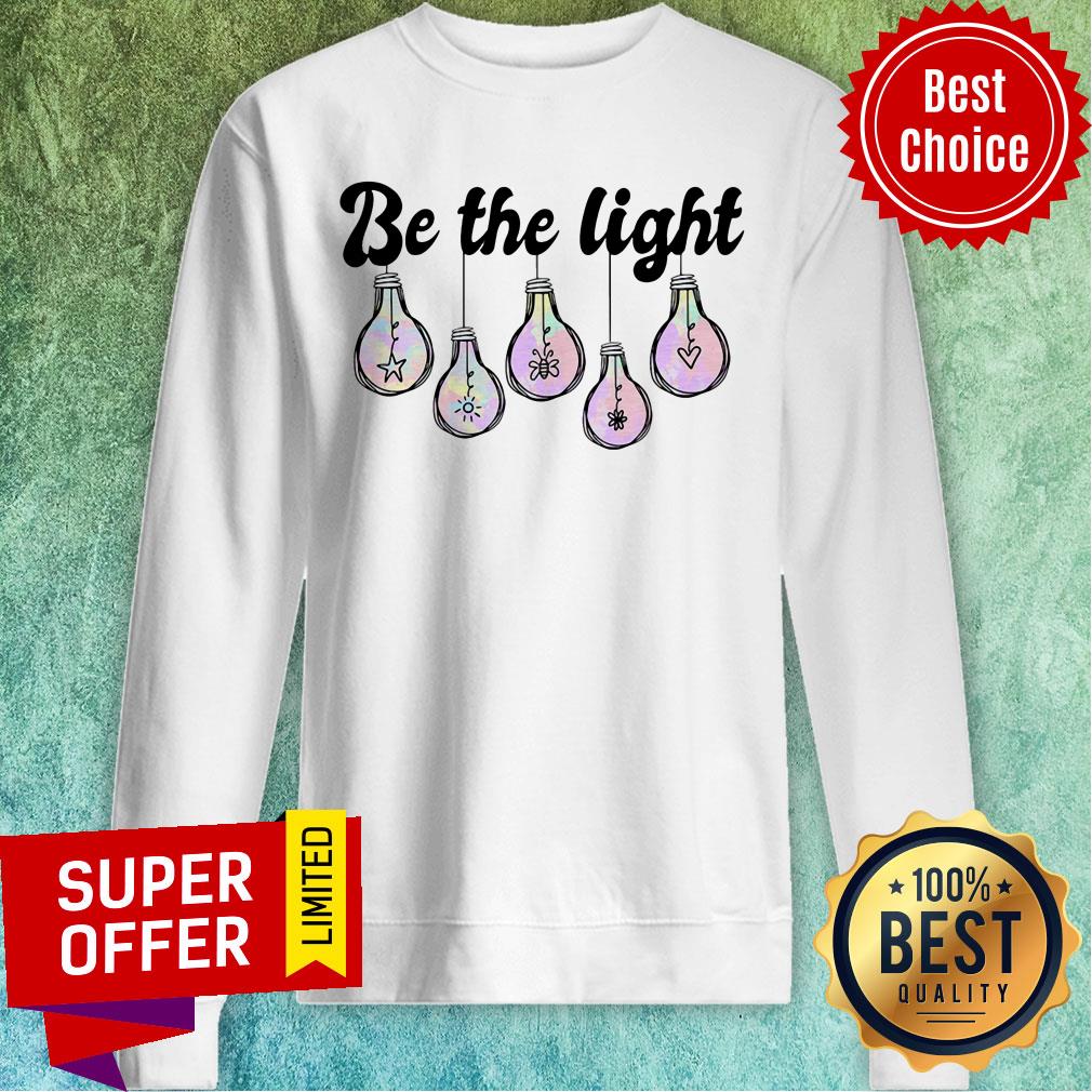 Be The Light Star Butterfly Flower Love Shirt - Image 5