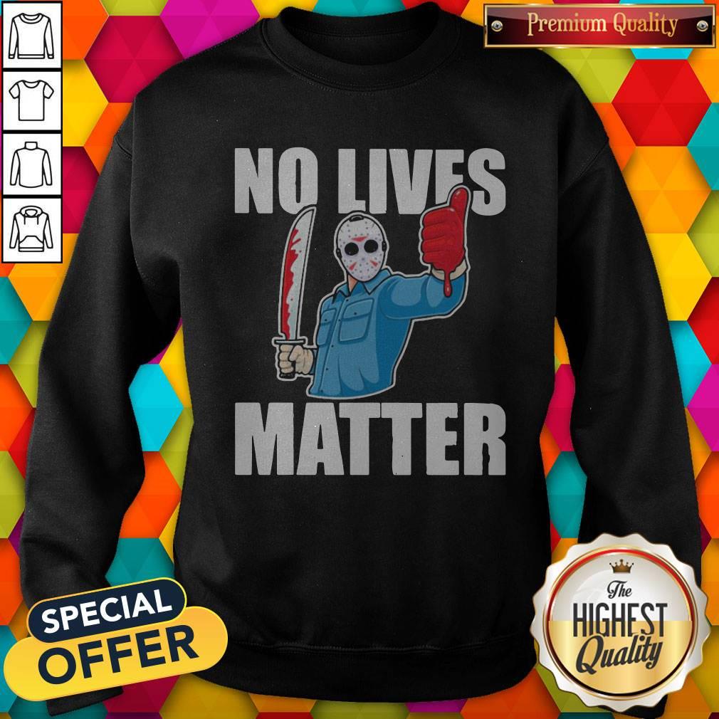 Jason Voorhees No Lives Matter Blood Shirt - Image 5