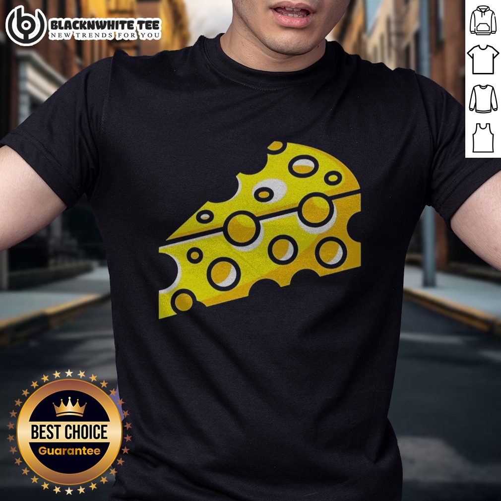 Nice Swiss Cheese Hole Yellow Food Slice Dairy Snack Symbol Pattern Culinary Art Shirt