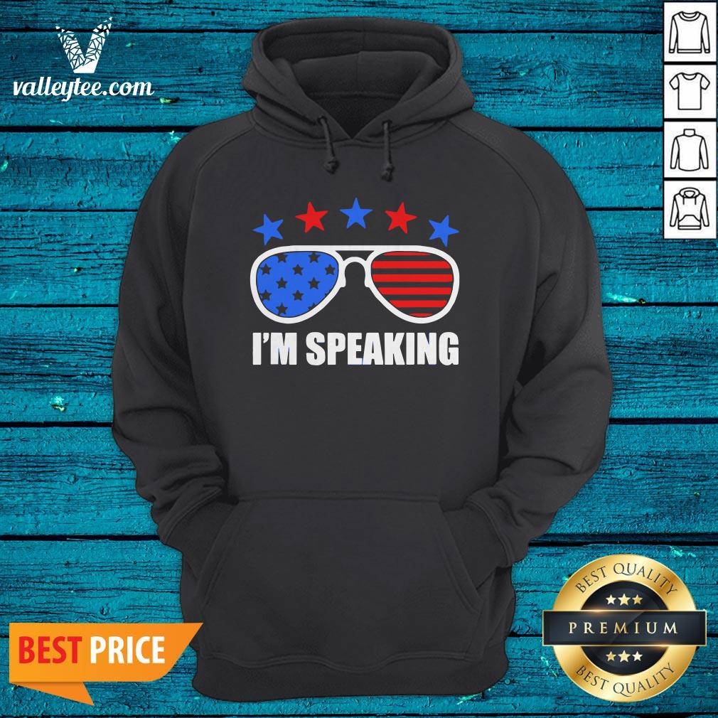 Star And Glass I'M Speaking American Flag Shirt - Image 3