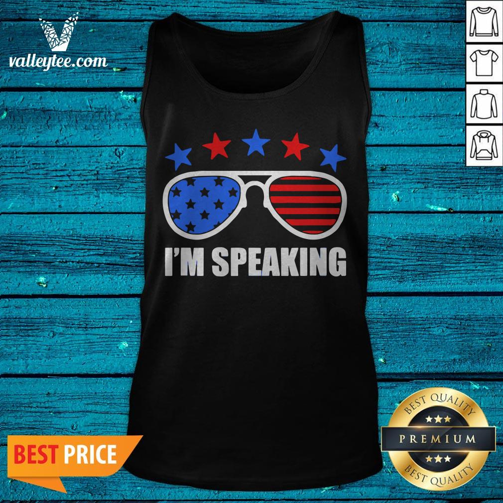 Star And Glass I'M Speaking American Flag Shirt - Image 5
