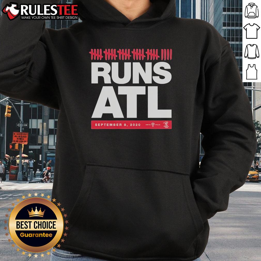 Awesome Braves Historic 29 Run Game September 2021 T-Shirt - Image 2
