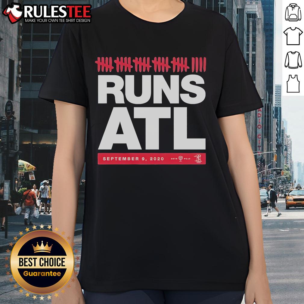 Awesome Braves Historic 29 Run Game September 2021 T-Shirt - Image 3