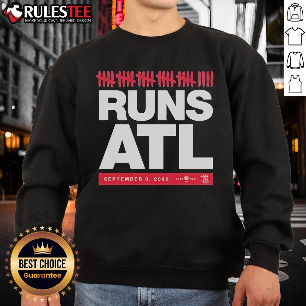 Awesome Braves Historic 29 Run Game September 2021 T-Shirt - Image 5