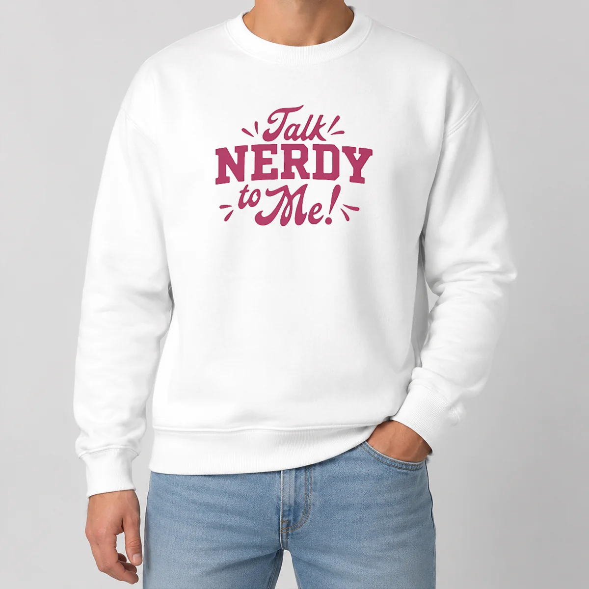Official Nice Talk Nerdy To Me Slogan Nerd Geek Funny Shirt - Image 7