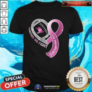 Good Tampa Bay Buccaneers Together We Fight Cancer Faith Hope Cure T-Shirt