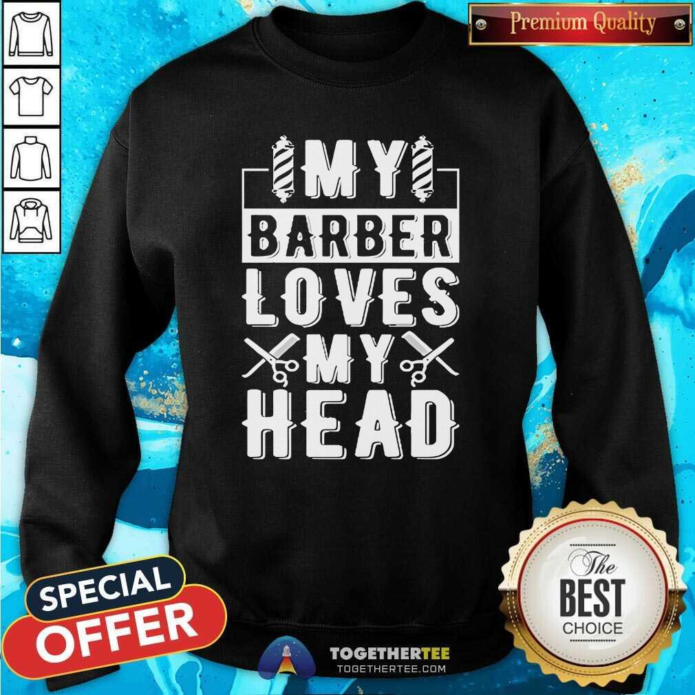 Original Summerhays Bros My Barber Loves My Head T-Shirt - Image 4