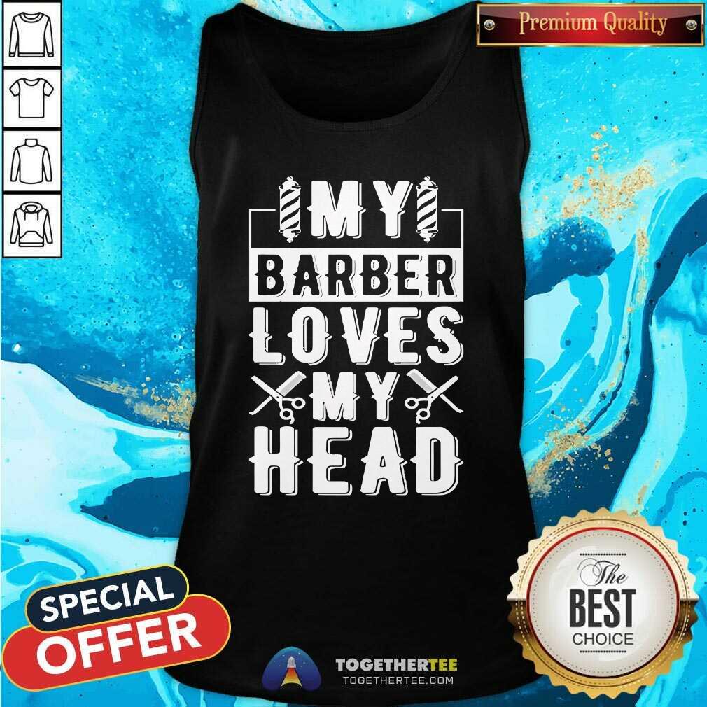 Original Summerhays Bros My Barber Loves My Head T-Shirt - Image 3