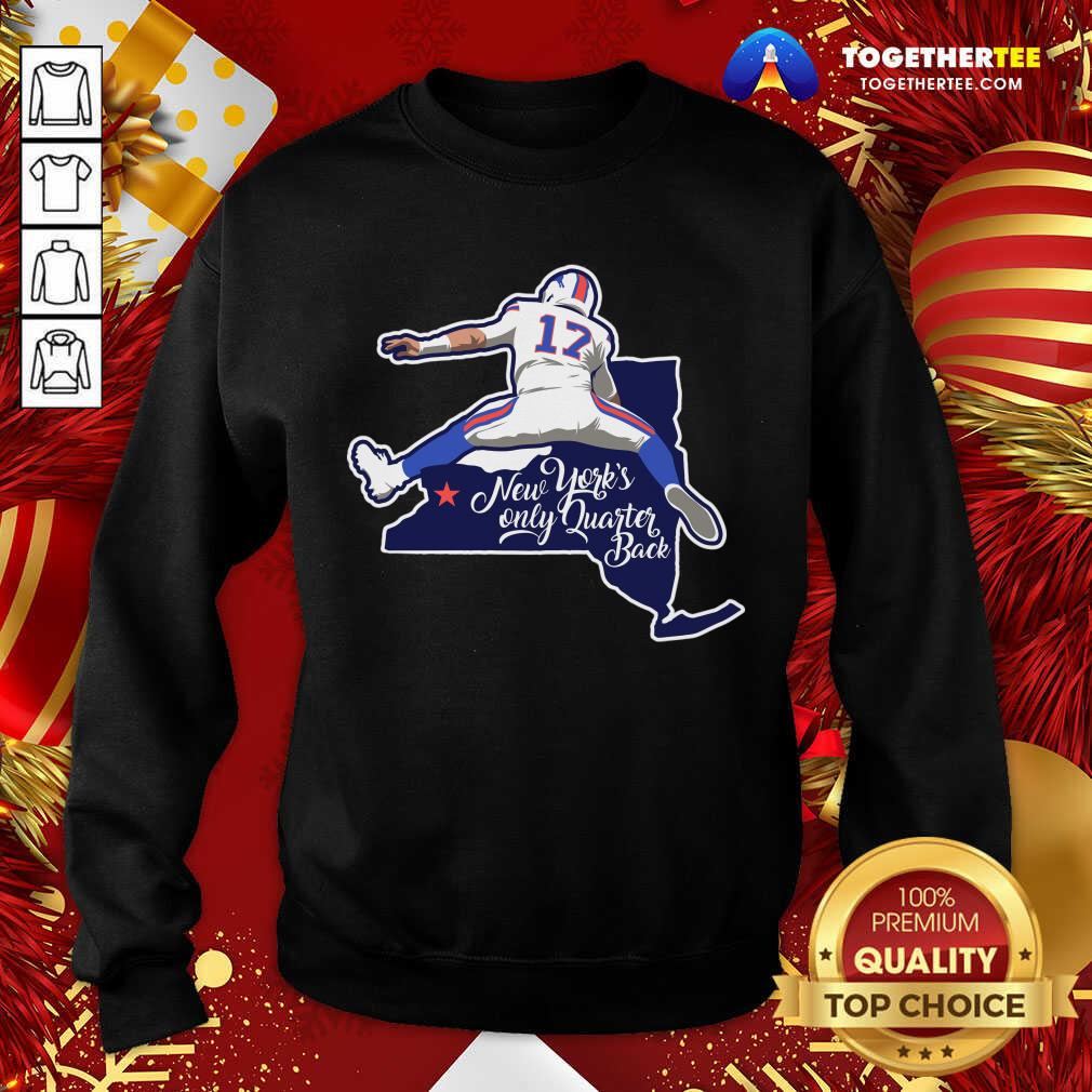 Perfect Buffalo Bills Josh Allen New York’s Only Quarterback Shirt - Image 4