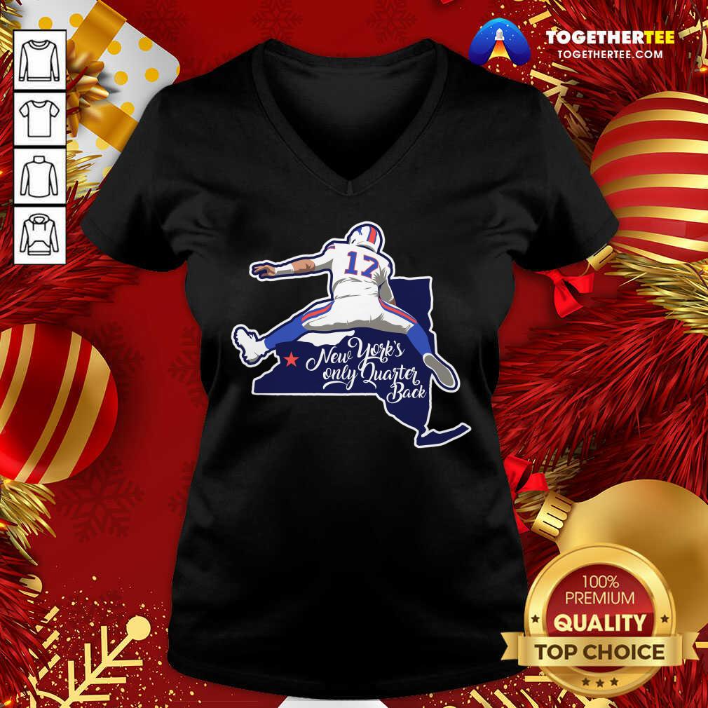 Perfect Buffalo Bills Josh Allen New York’s Only Quarterback Shirt - Image 2