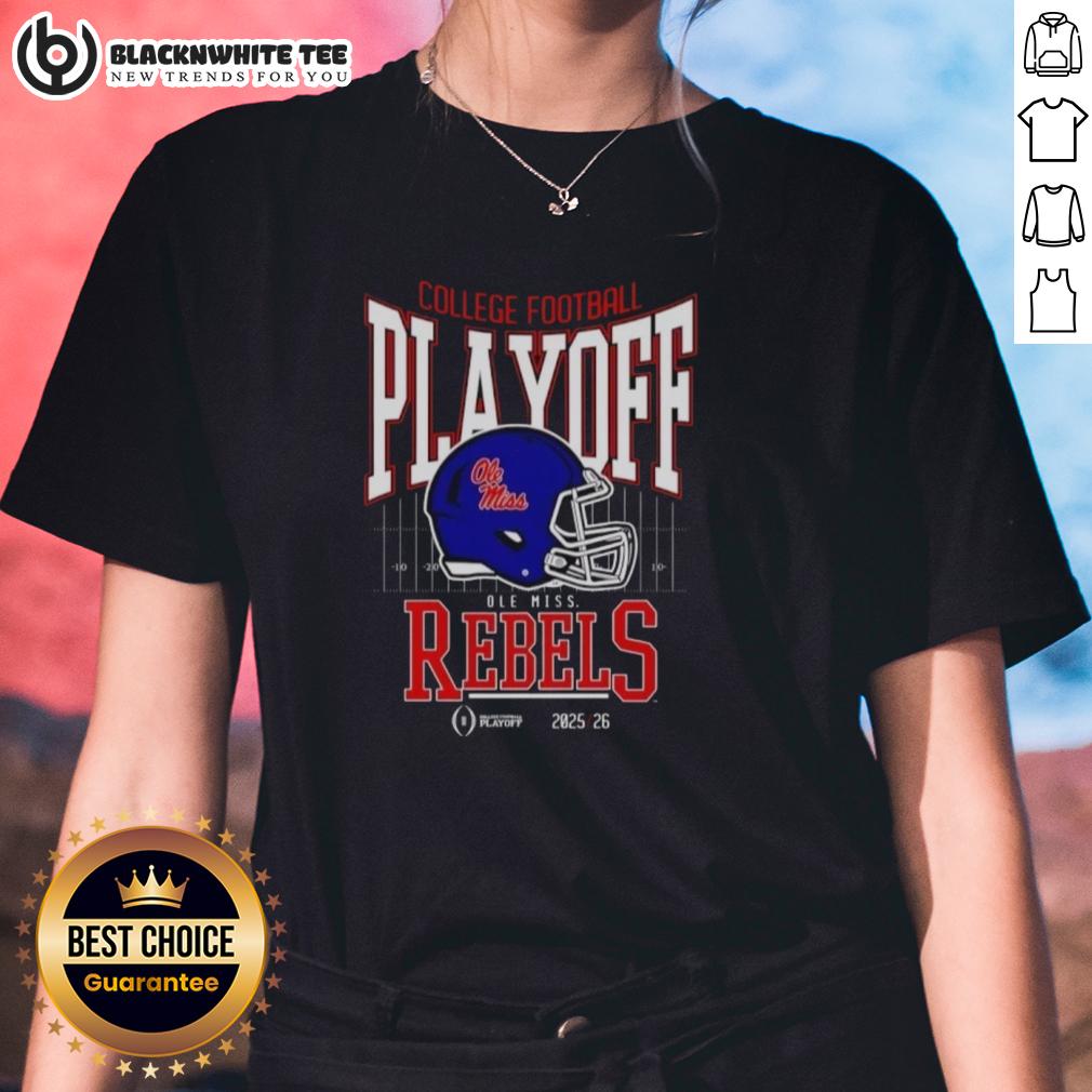 Original Ole Miss Rebels College Football Playoff 2025-26 T-Shirt - Image 3