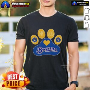Top Paw My Dog Milwaukee Brewers T-Shirt