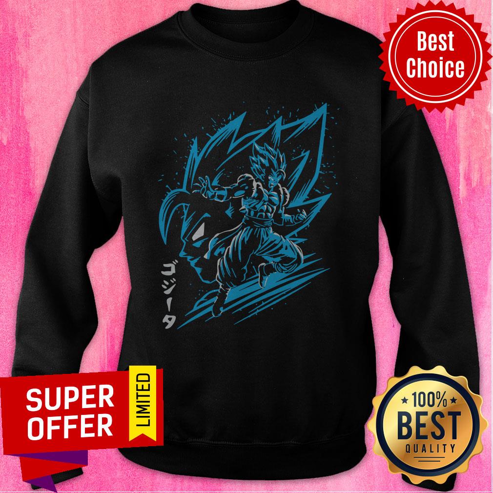 Awesome Inking Blue Fusion Gogeta Shirt - Image 2
