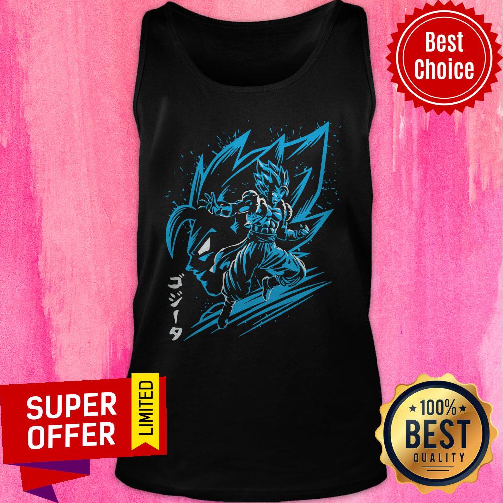 Awesome Inking Blue Fusion Gogeta Shirt - Image 5
