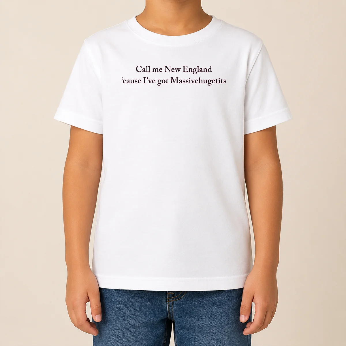 Good Original Call Me New England 'Cause I've Got Massivehugetits (Text) Shirt - Image 9