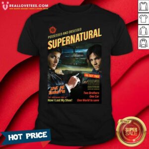 Hot Possessed And Obsessed Supernatural Driver Picks The Music Shotgun Shirt