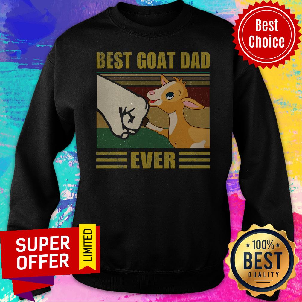 Nice Beat Goat Dad Ever Vintage Shirt - Image 2