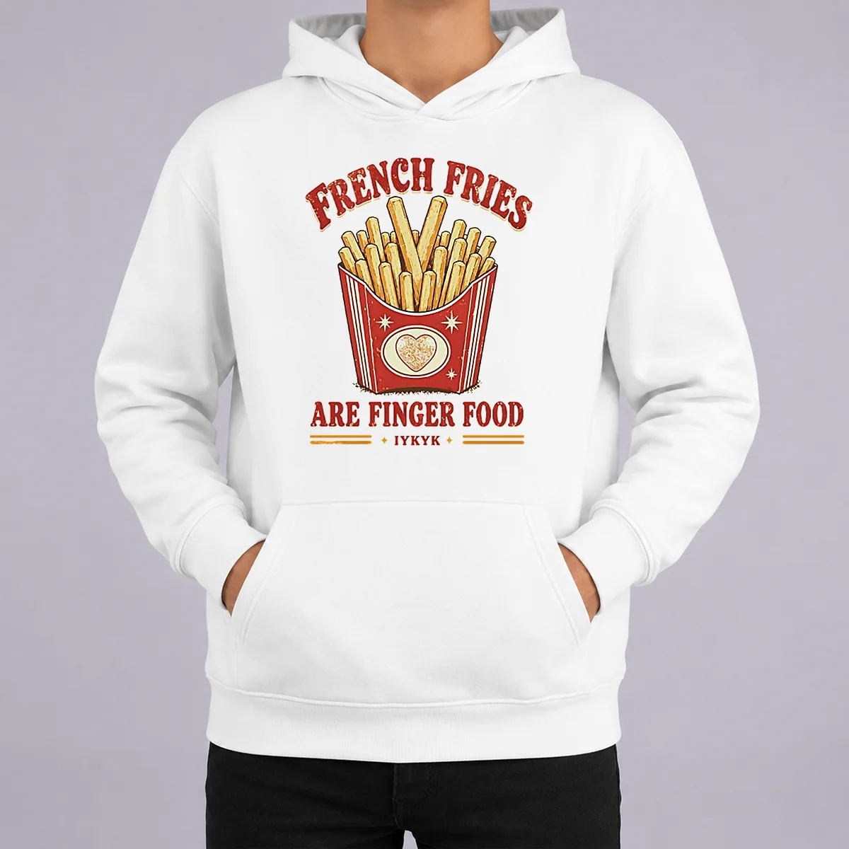 Awesome Nice French Fries Are Finger Food IYKYK Fast Food Shirt - Image 5
