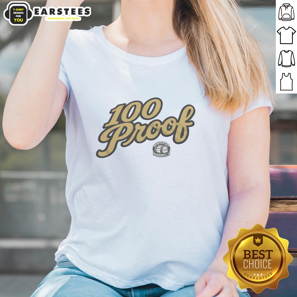 Good 100 Proof Football Kentucky Barrels T-Shirt - Image 3
