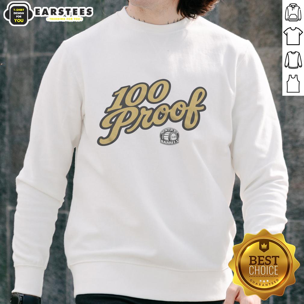 Good 100 Proof Football Kentucky Barrels T-Shirt - Image 5
