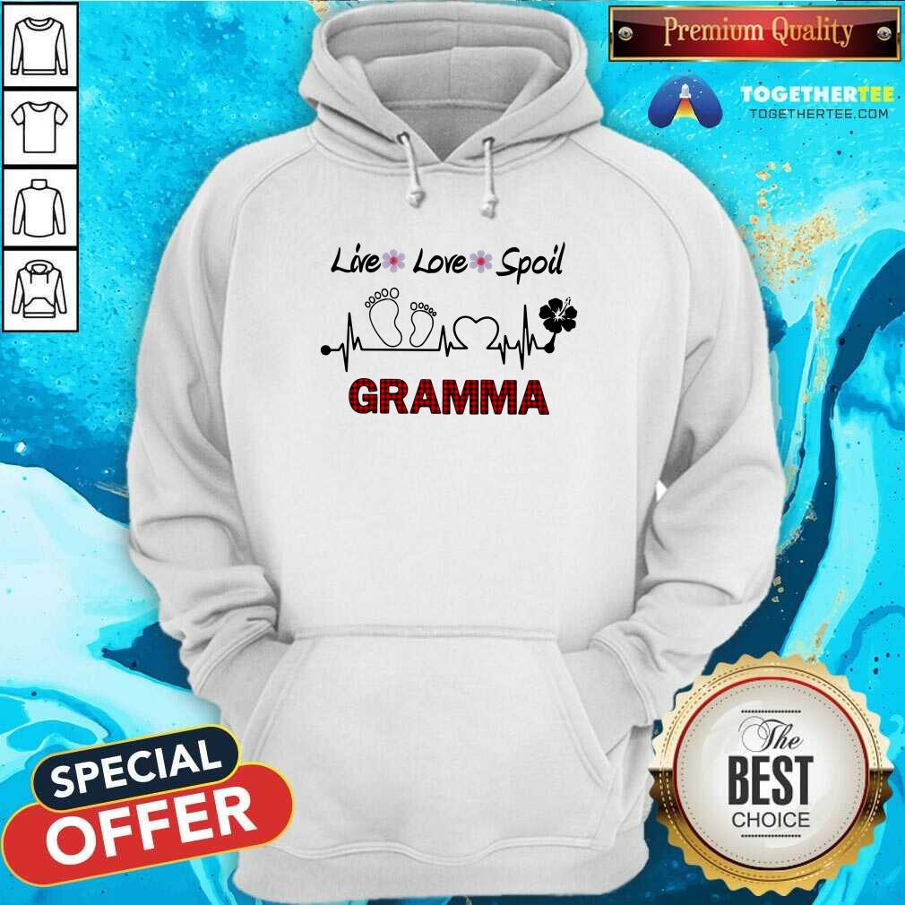 Cool Live Love Spoil Gramma Heartbeat Shirt - Image 5