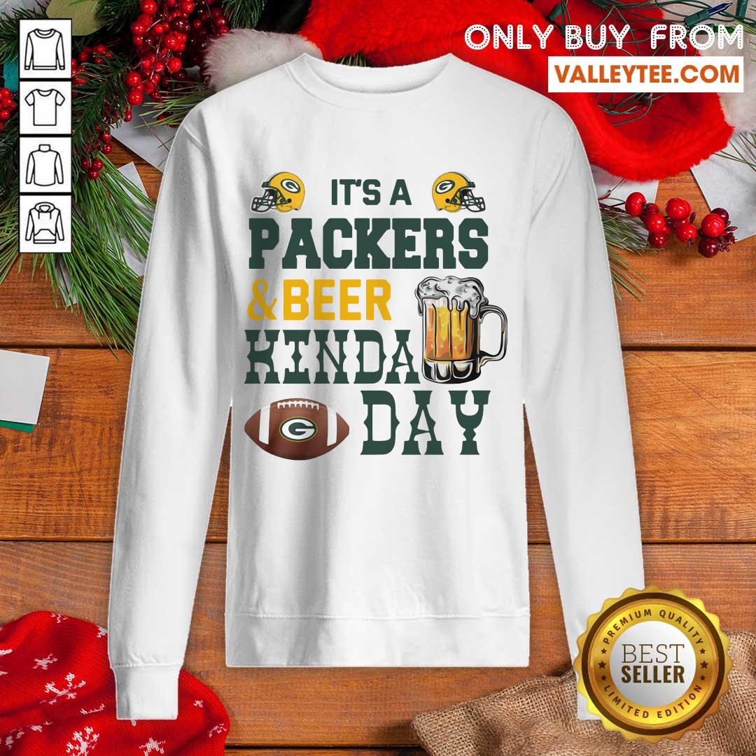 Attractive Its A Packers And Beer Kinda Day Shirt - Image 5