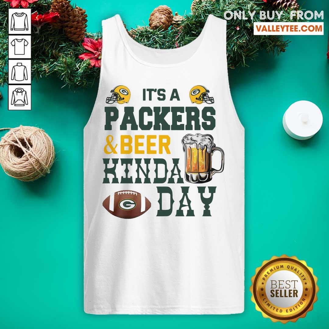 Attractive Its A Packers And Beer Kinda Day Shirt - Image 4