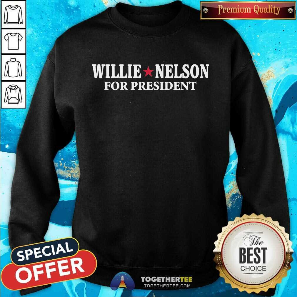 Willie Nelson For President T-shirt - Image 5