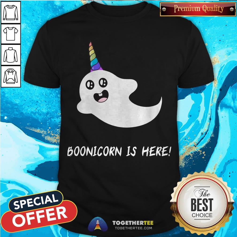 Perfect Scary And Cute Boonicorn Halloween Shirt