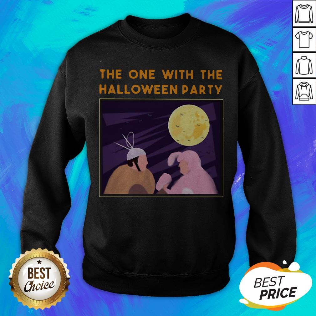 The One With The Halloween Party Chandler Bing Bunny Vs Joey Shirt - Image 2