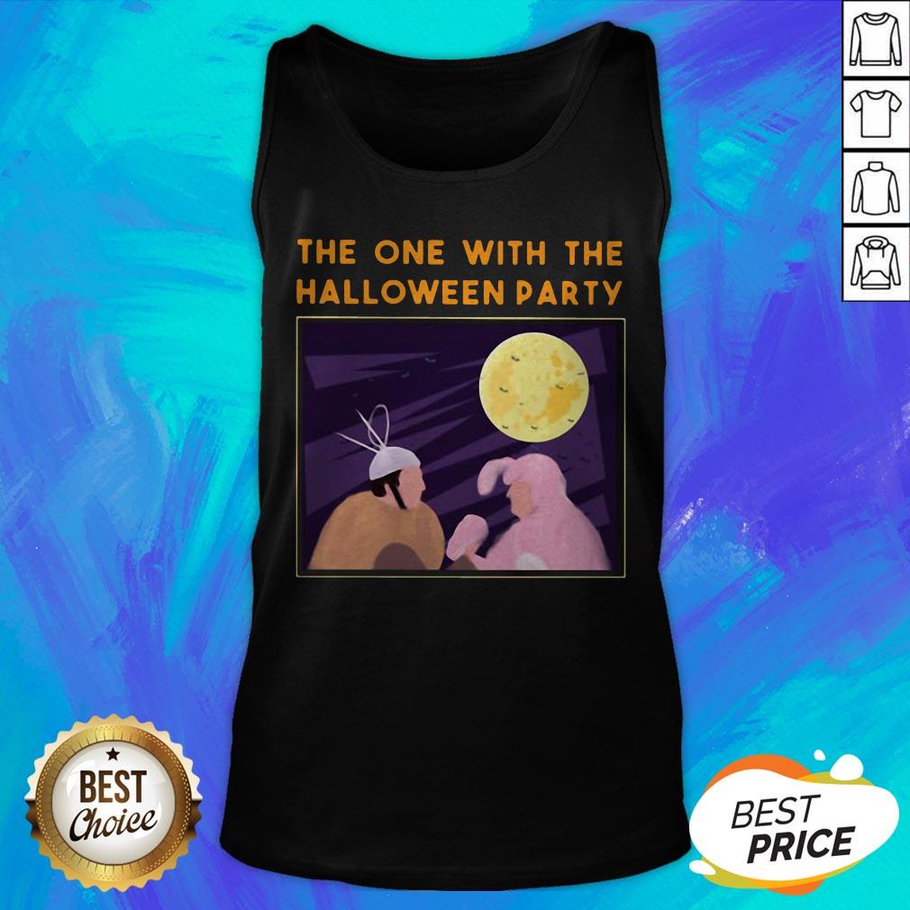 The One With The Halloween Party Chandler Bing Bunny Vs Joey Shirt - Image 5