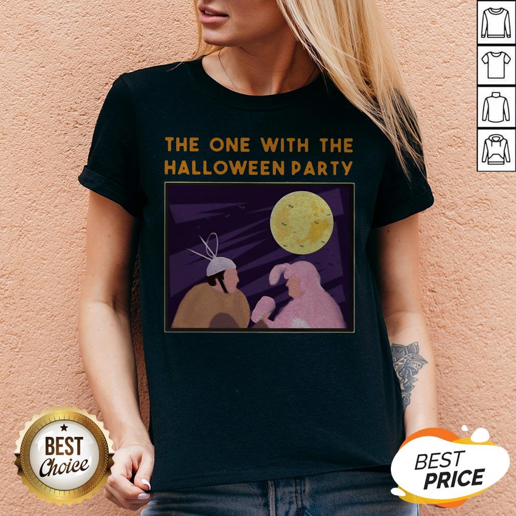 The One With The Halloween Party Chandler Bing Bunny Vs Joey Shirt - Image 4