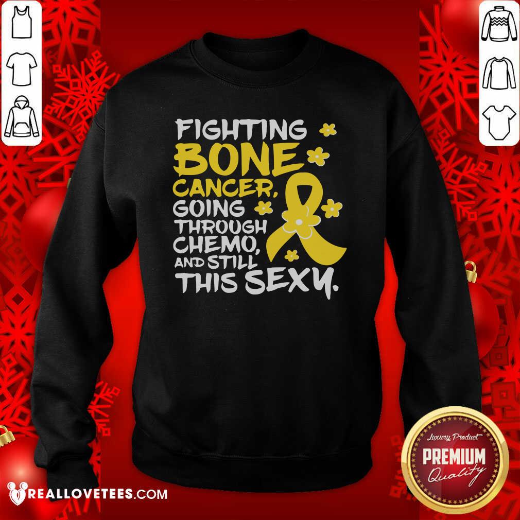 Vip Fighting Bone Cancer Going Through Chemo And Still This Sexy Yellow Ribbon Shirt - Image 3