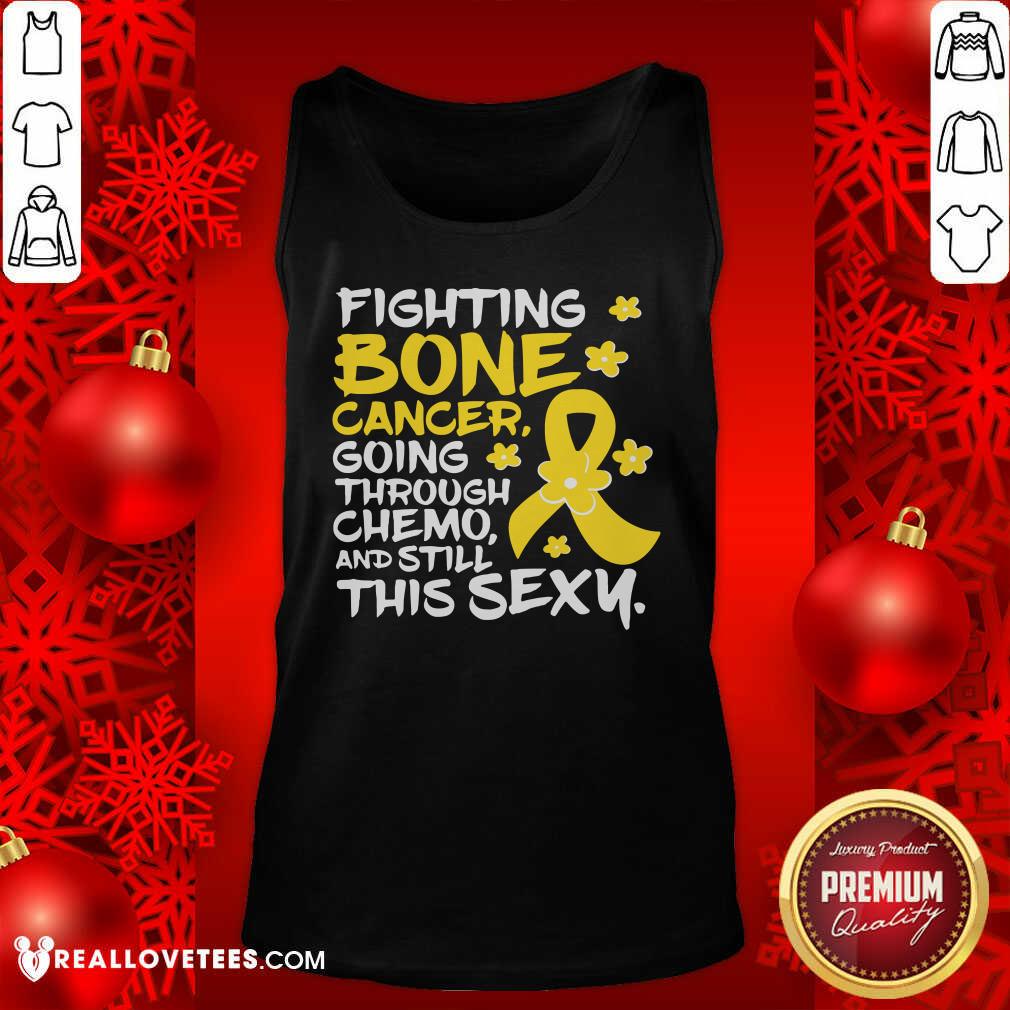 Vip Fighting Bone Cancer Going Through Chemo And Still This Sexy Yellow Ribbon Shirt - Image 2