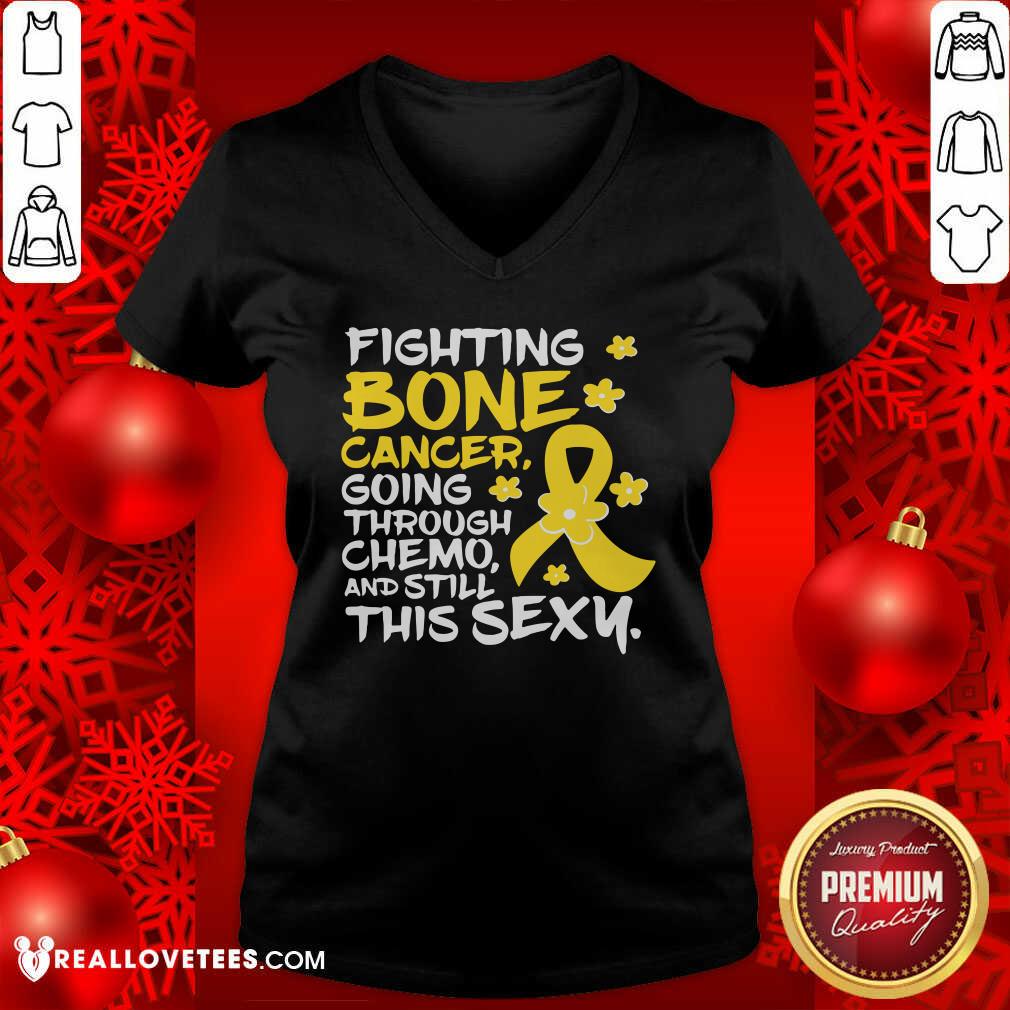 Vip Fighting Bone Cancer Going Through Chemo And Still This Sexy Yellow Ribbon Shirt - Image 5