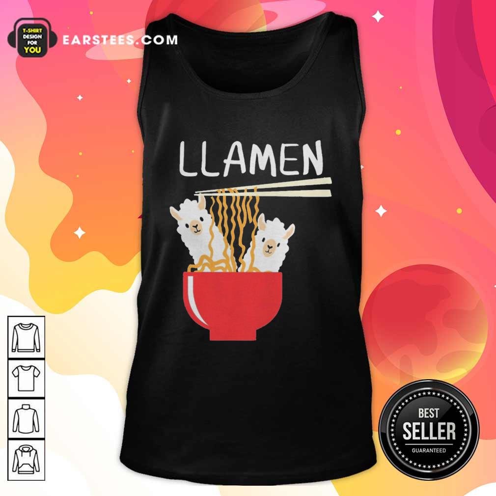 Awesome Llama Eat Llamen Shirt - Image 4