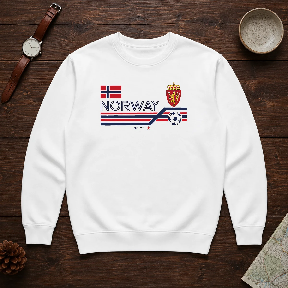 Awesome Norway National Football Team Soccer Shirt - Image 7