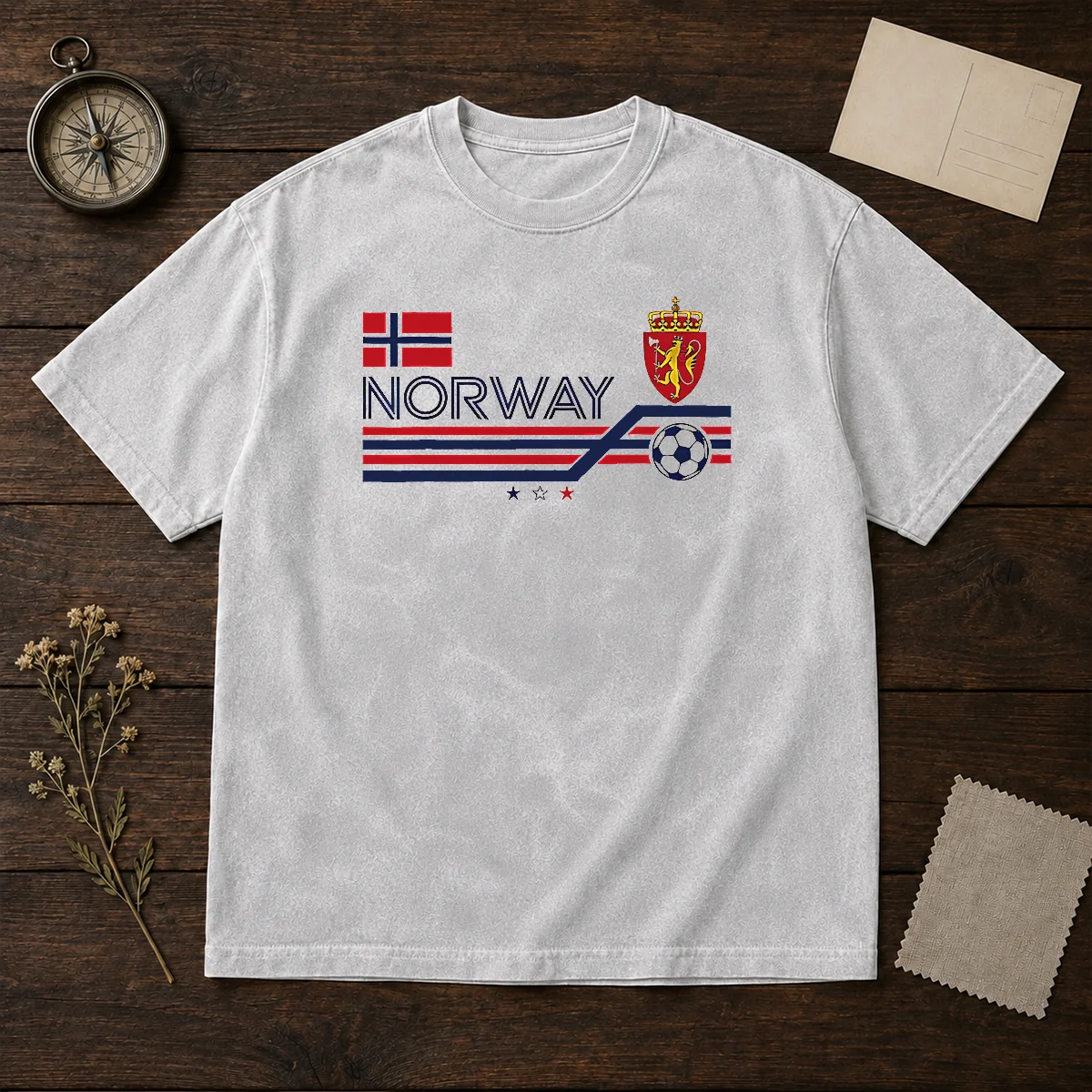 Awesome Norway National Football Team Soccer Shirt - Image 8