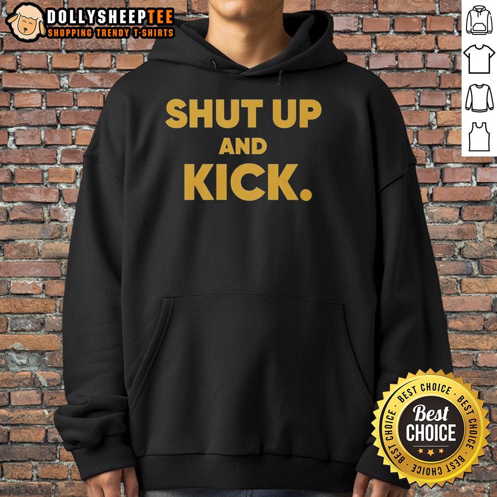 Official Harrison Butker Of Kansas City Chiefs Wearing Shut Up And Kick T-Shirt - Image 2