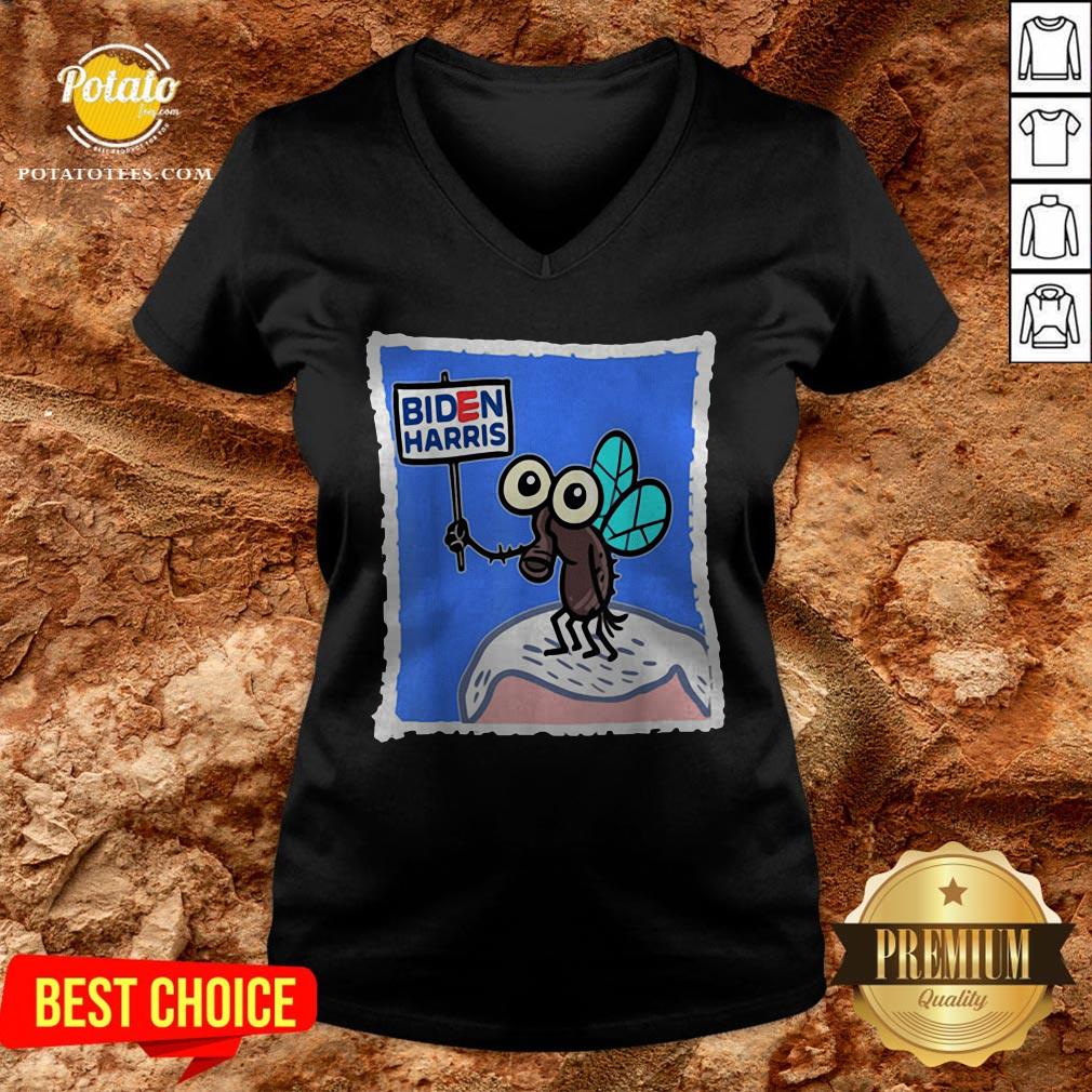 Fly On Mike Pence Head Biden Harris Shirt - Image 2