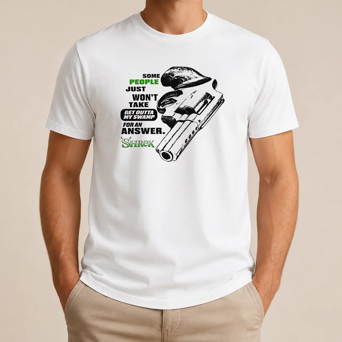 Hot Some People Just Wont Take Get Outta My Swamp Shrek Shirt